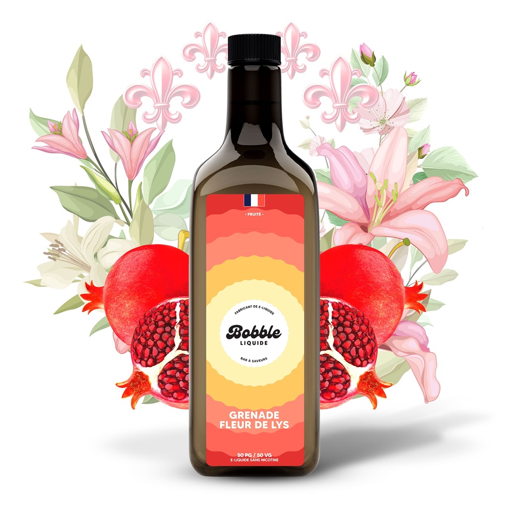 Bobble 1L Grenade Fleur de Lys