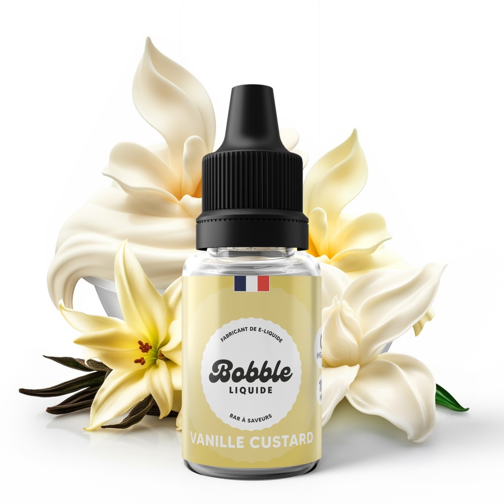 Bobble 10ml Vanille Custard (Boîte de 12)