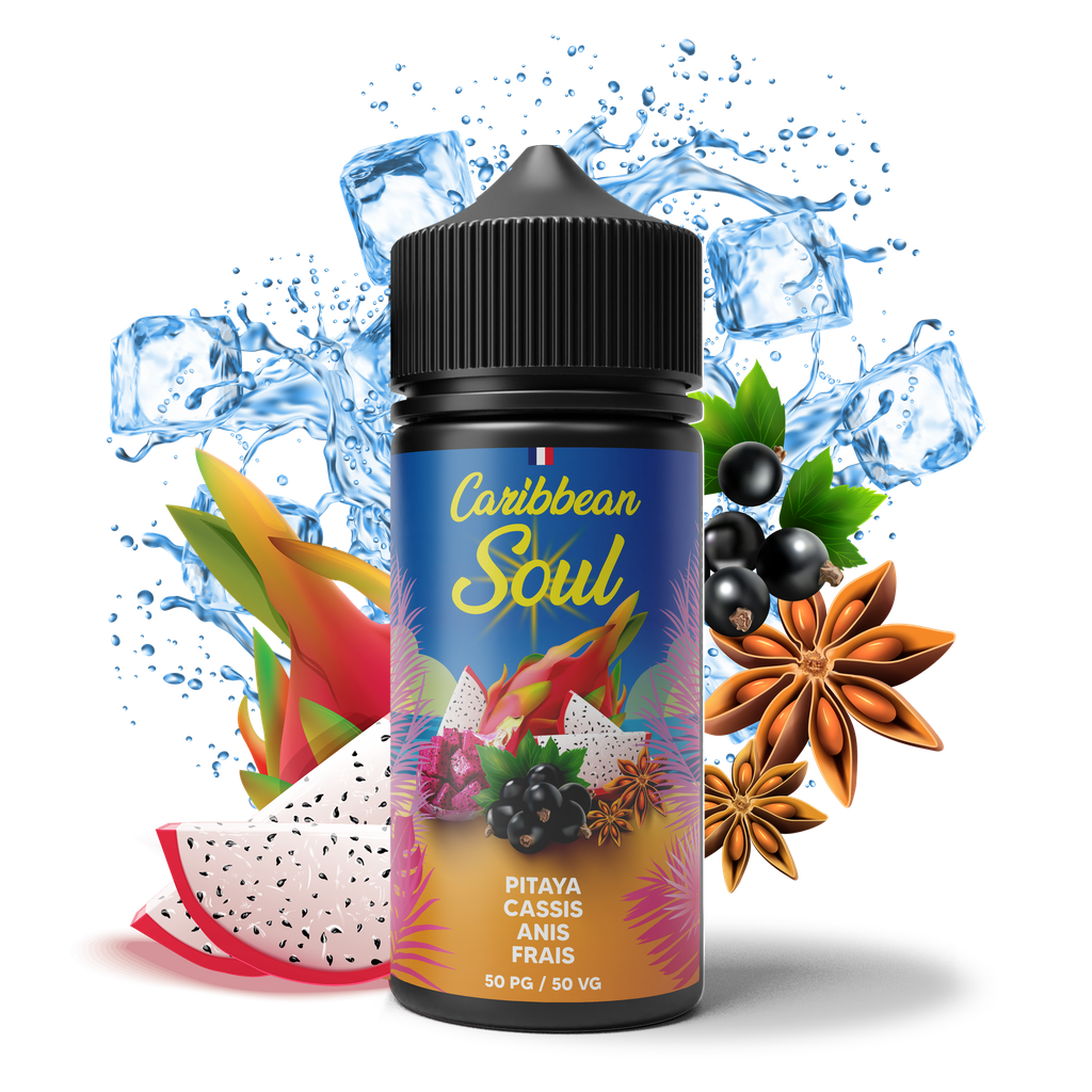 Caribbean Soul 100ml - Pitaya Cassis Anis Frais