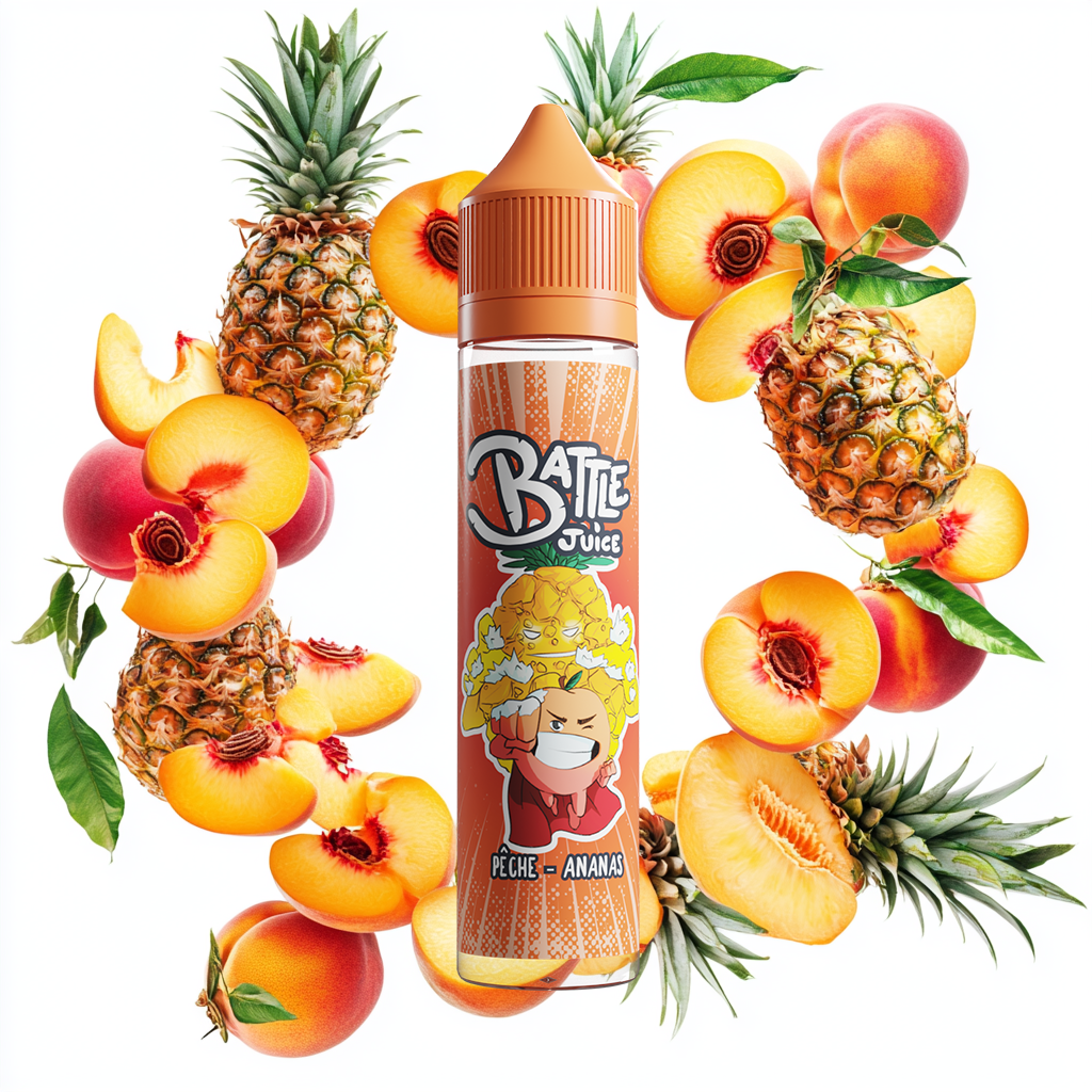 Battle Juice 50ml - Pêche Ananas