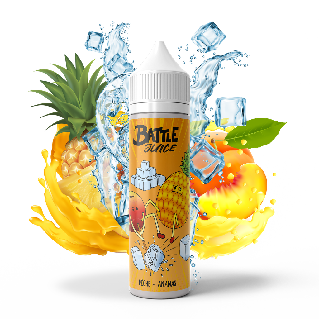Battle Juice 50ml - Pêche Ananas