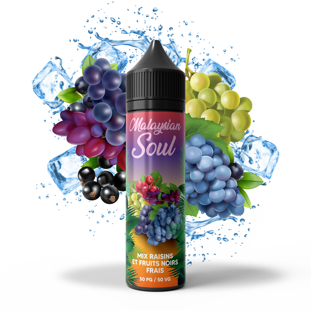 Malaysian Soul 50ml - Mix Raisins Fruits Noirs Frais