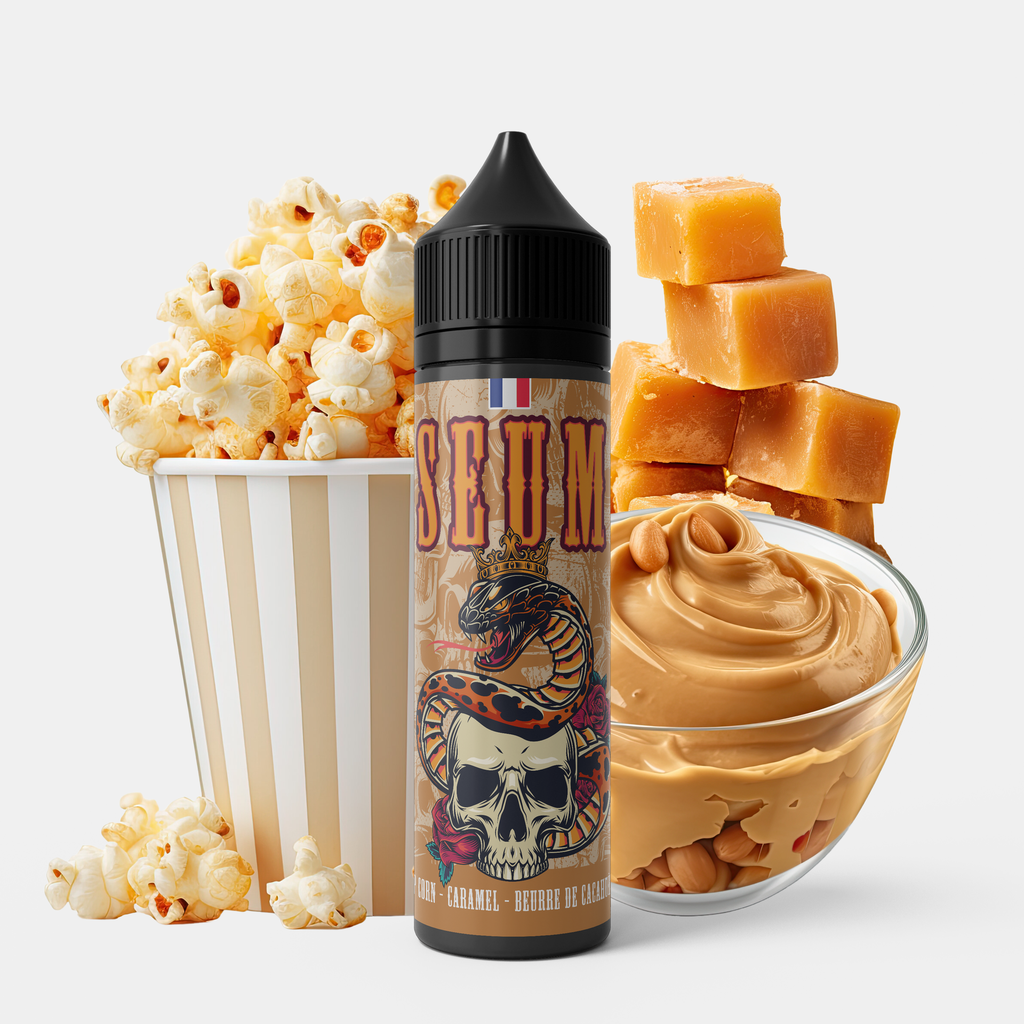 Seum 50ml - Pop Corn Caramel Beurre de Cacahuète