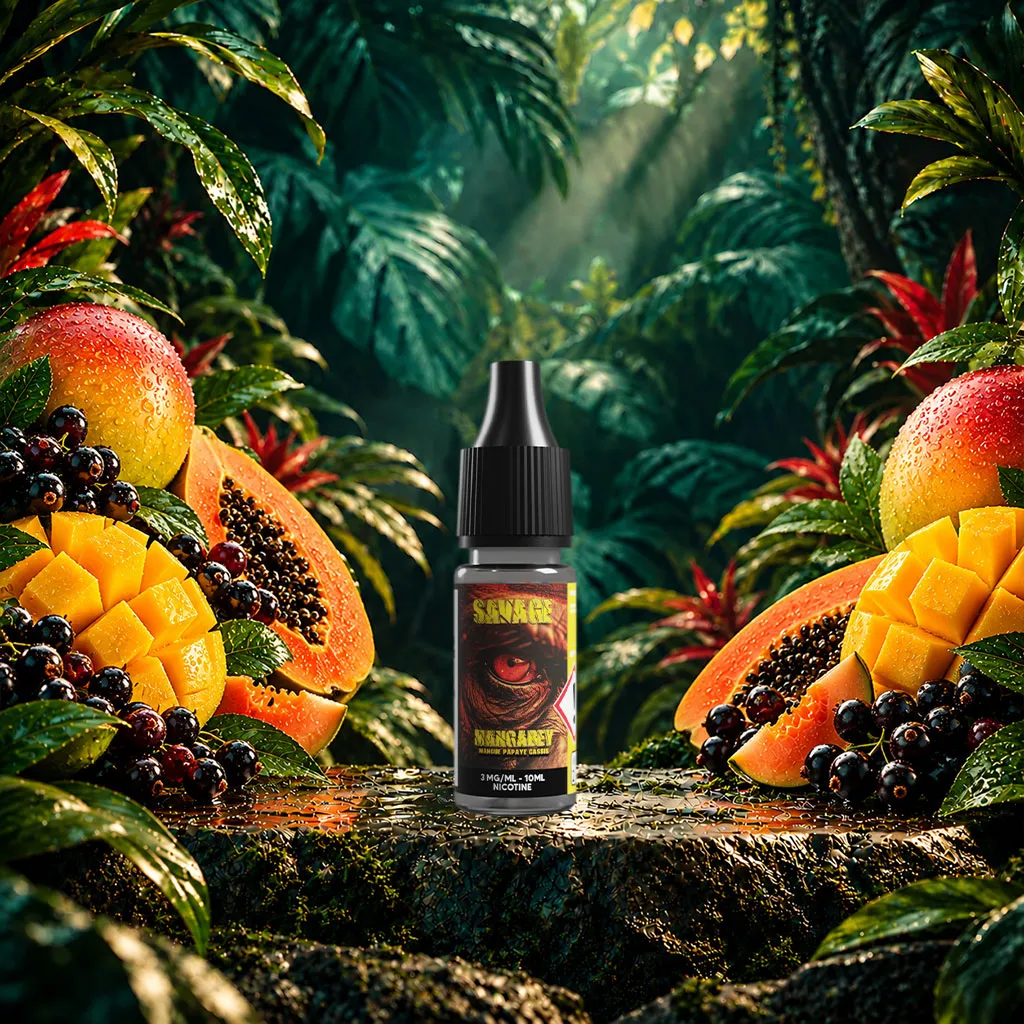 Savage 10ml - Mangabey (boite de 9) (0 mg/mL)