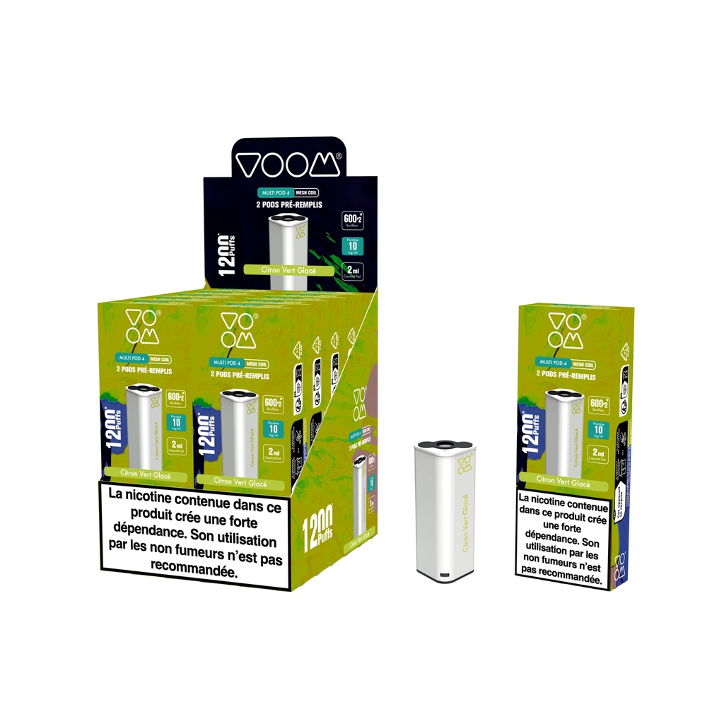 Cartouche Pod 4 Couleur (Boite de 2) - Citron Vert Glacée
