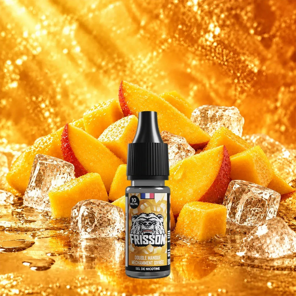 Frisson 10ml SDN (Boite de 6) - Double Mangue Méchamment Givrée
