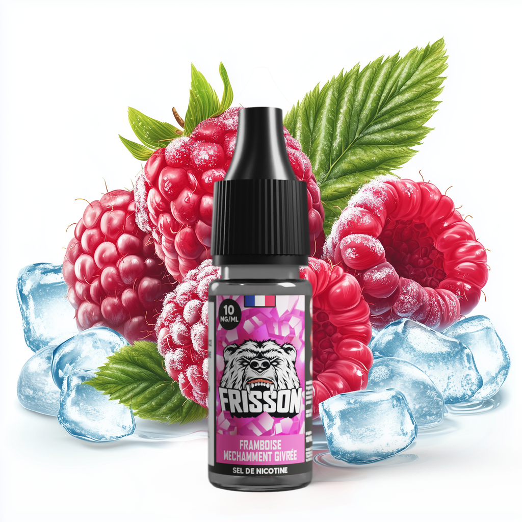 Frisson - Framboise Méchamment Givrée 10ml SDN (10 mg/mL)