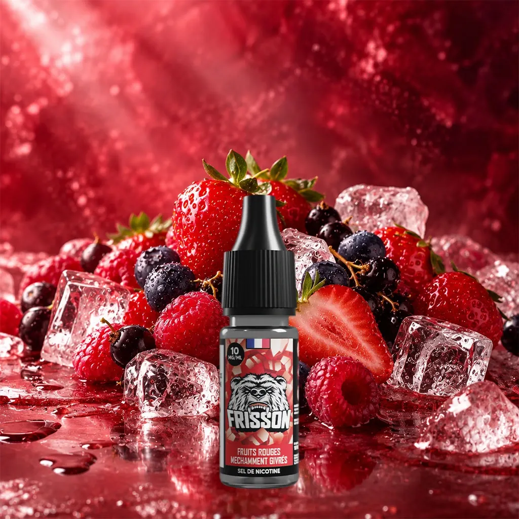 Frisson 10ml SDN (Boite de 6) - Fruits Rouges Méchamment Givrée