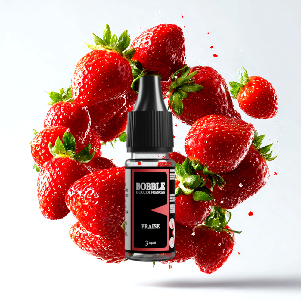 Bobble 10ml - Fraise (Boîte de 6) (3 mg/mL)