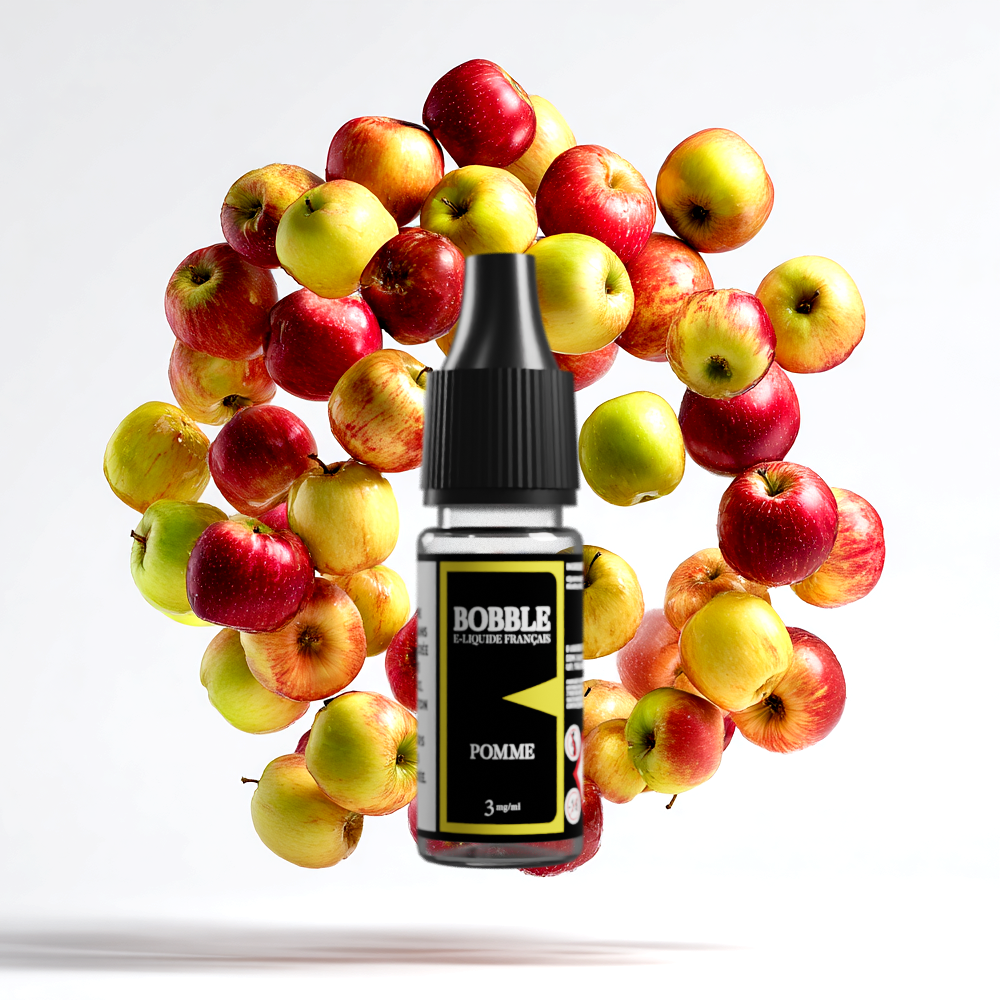 Bobble 10ml - Pomme (Boîte de 6) (3 mg)