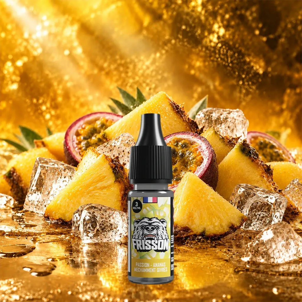 Frisson 10ml (Boite de 6) - Passion Ananas Méchamment Givrée