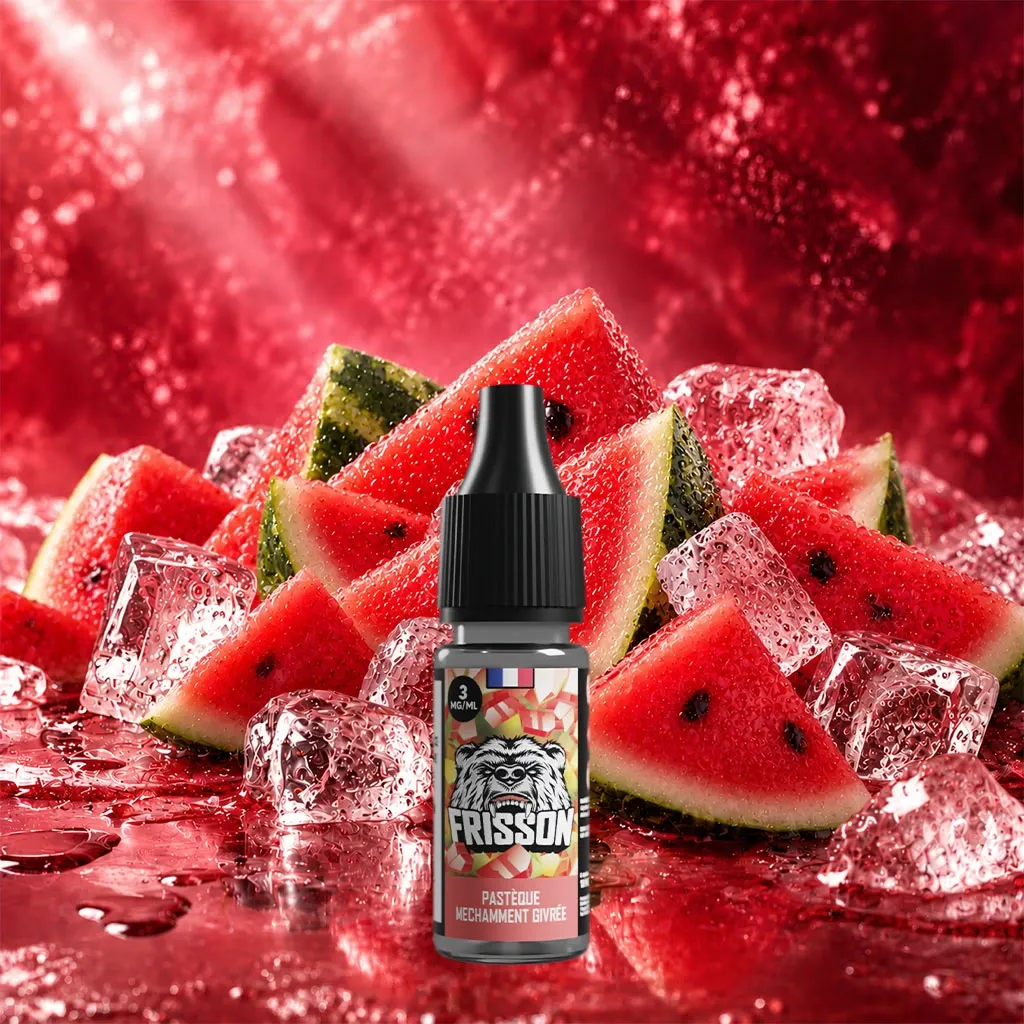 Frisson 10ml (Boite de 6) - Pastèque Méchamment Givrée