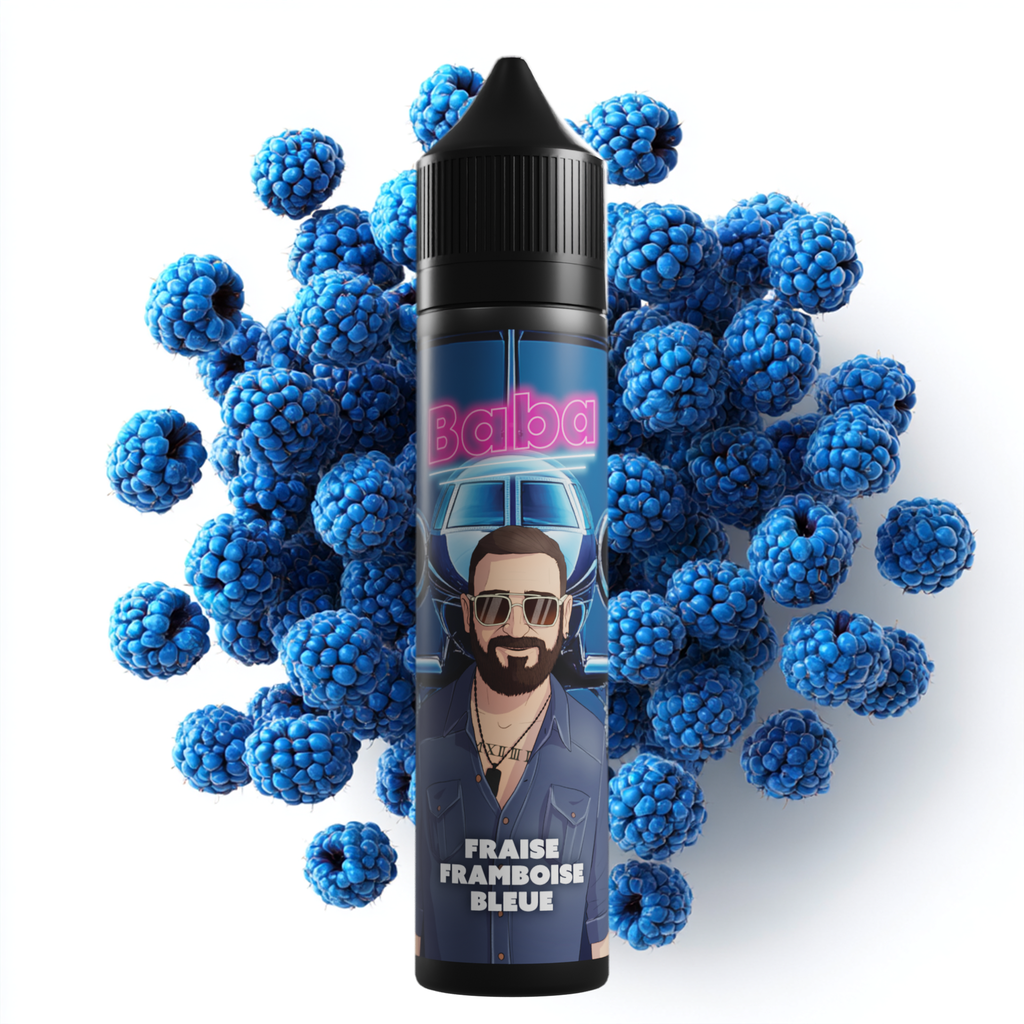 Baba 50ml - Fraise Framboise bleue