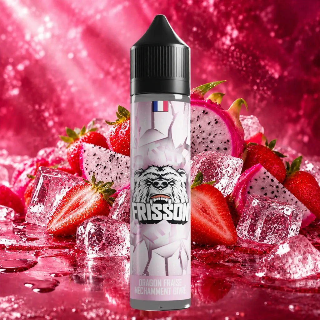 Frisson 50ml - Dragon Fraise Méchamment Givrée  