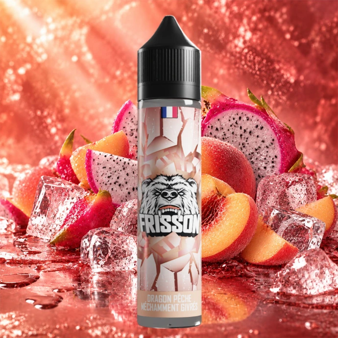 Frisson 50ml - Dragon Pêche Méchamment Givrée