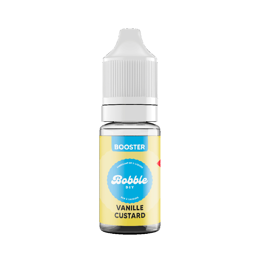Booster Aromatisé Vanille Custard 10ml 18mg (Boîte de 12)