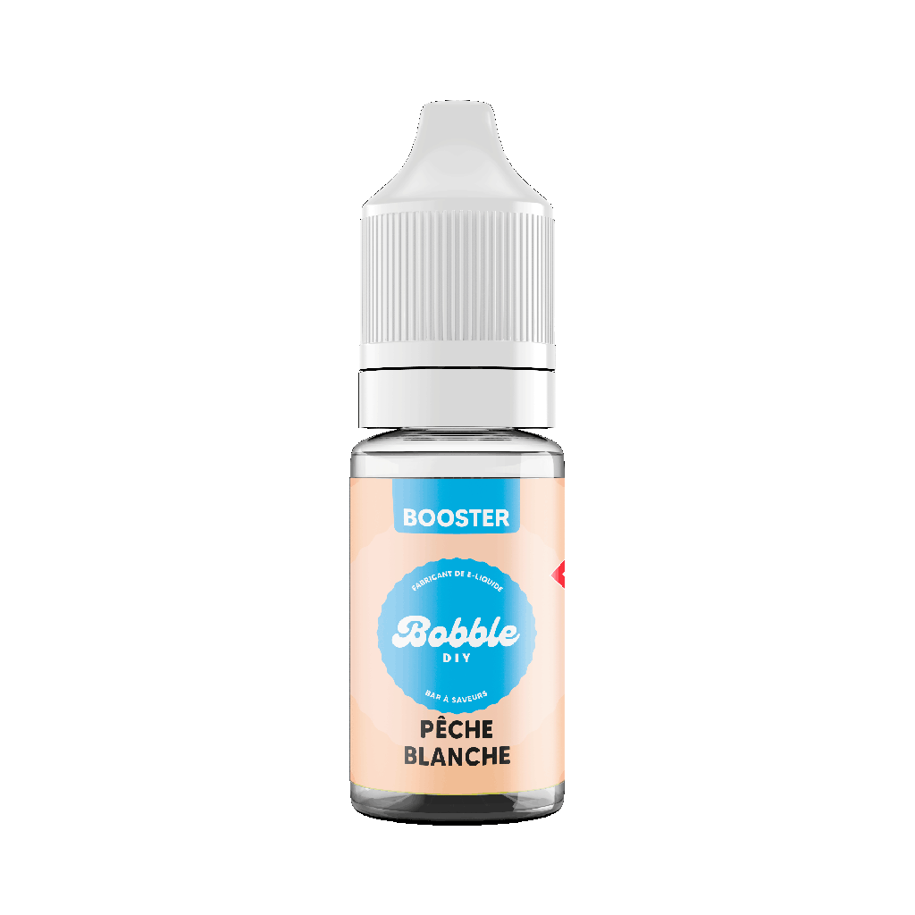 Booster Aromatisé Pêche Blanche 10ml 18mg (Boîte de 12)