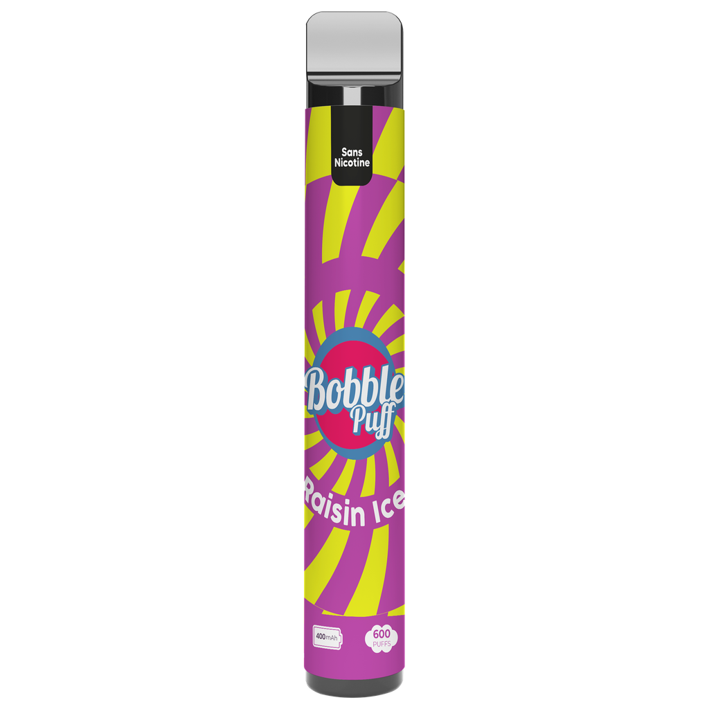 Bobble Puff - Raisin Ice (boîte de 10)