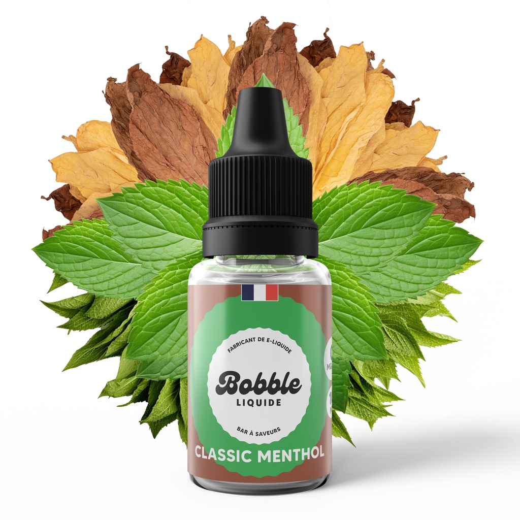 Bobble 10ml Classic Menthol (Boîte de 12)
