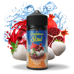 [SOUL-FG100] Caribbean Soul 100ml - Fraise Blanche Groseille Grenade Frais