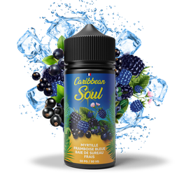 [SOUL-FS100] Caribbean Soul 100ml - Myrtille Framboise Bleue Baies de Sureau Frais