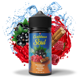 [SOUL-FR100] Caribbean Soul 100ml - Framboise Cassis Reglisse Frais
