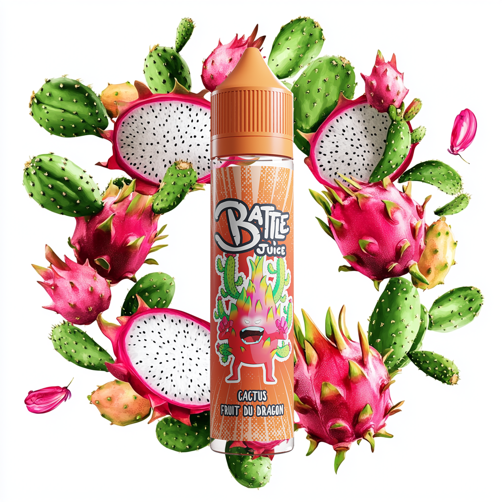 Battle Juice 50ml Cactus Fruit du Dragon Bobble Liquide