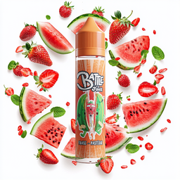 [BJUICE-FP50] Battle Juice 50ml - Fraise Pastèque