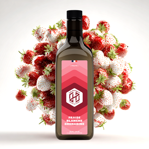 Laboratoire Hexagone - Fraise Blanche - Grenade 1L dos
