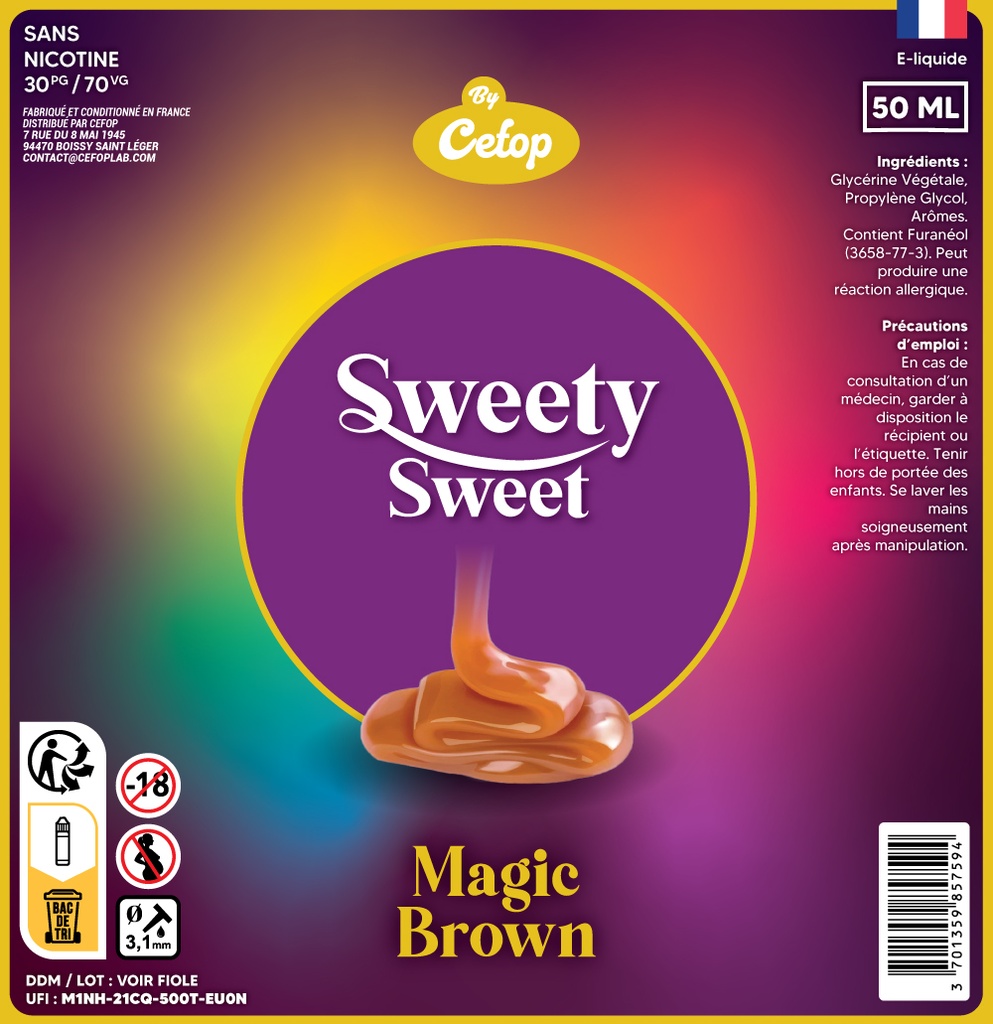 Sweety Sweet 50ml - Magic Brown