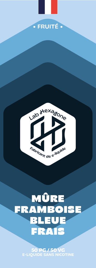 Lab Hexagone - Mûre Framboise Bleue Frais  1L 