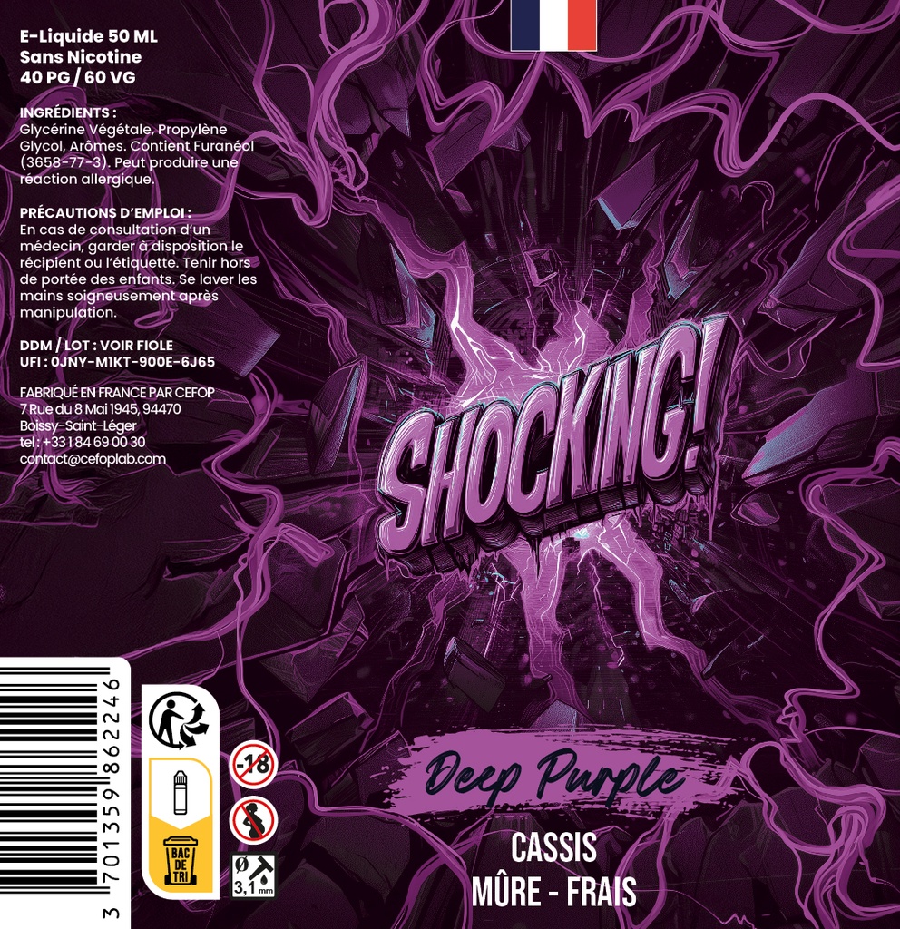 Shocking - Deep Purple 50ml