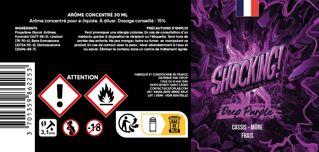 Shocking - Deep Purple 30ml