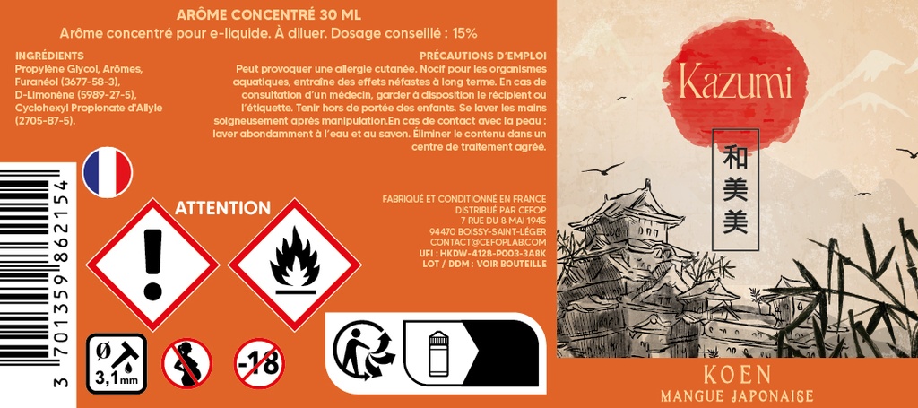 Kazumi 30ml - Koen