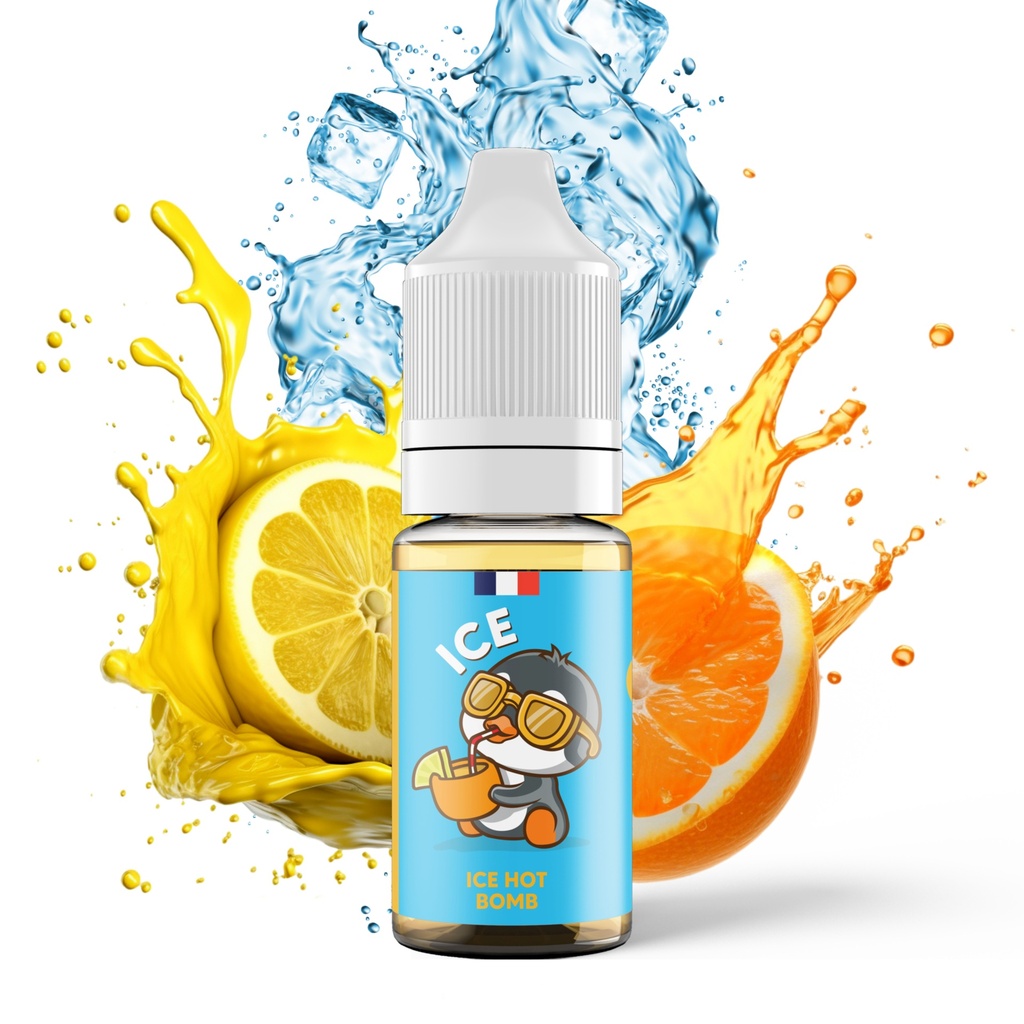 Ice 10ml - Hot Bomb (Boite de 12)
