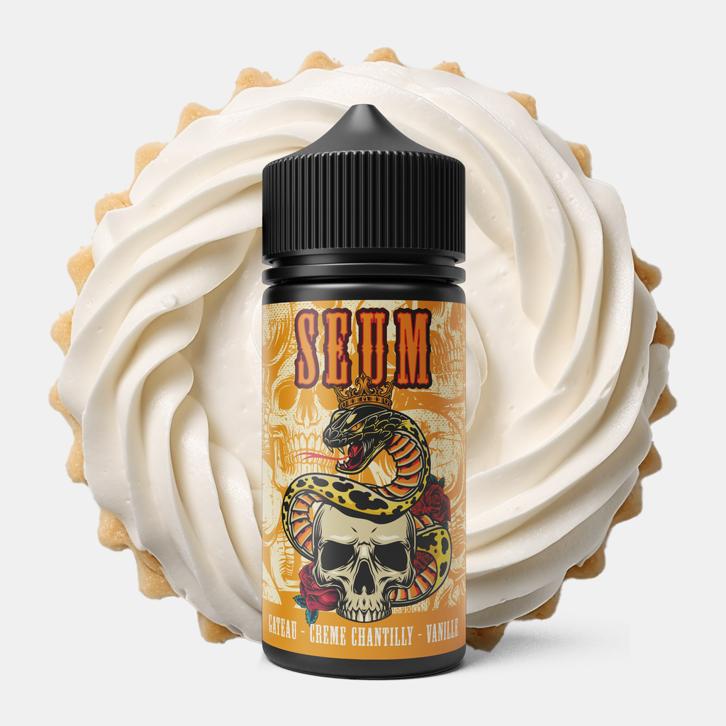 [SEUM-GV100] Seum 100ml - Gâteau Crème Chantilly Vanille