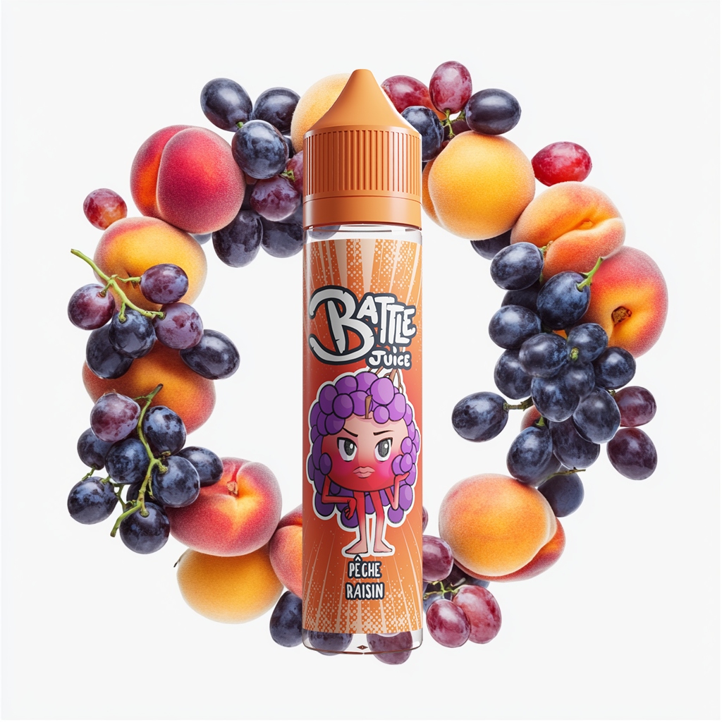 Battle Juice 50ml - Pêche Raisin