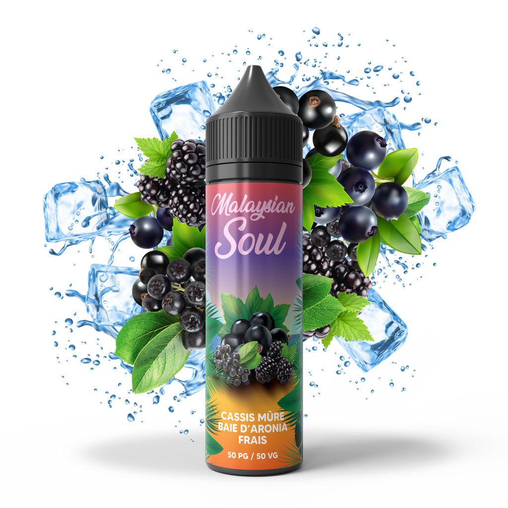 Malaysian Soul - Cassis Mûre Baies d'Aronia Frais 50ml