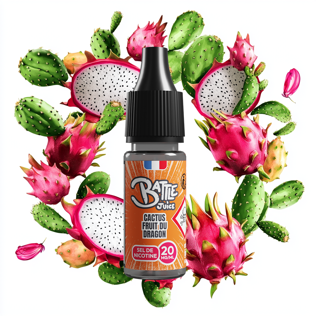 [BJUICE-FD1010] Battle Juice 10ml - Cactus Fruit du Dragon (10 mg/mL)