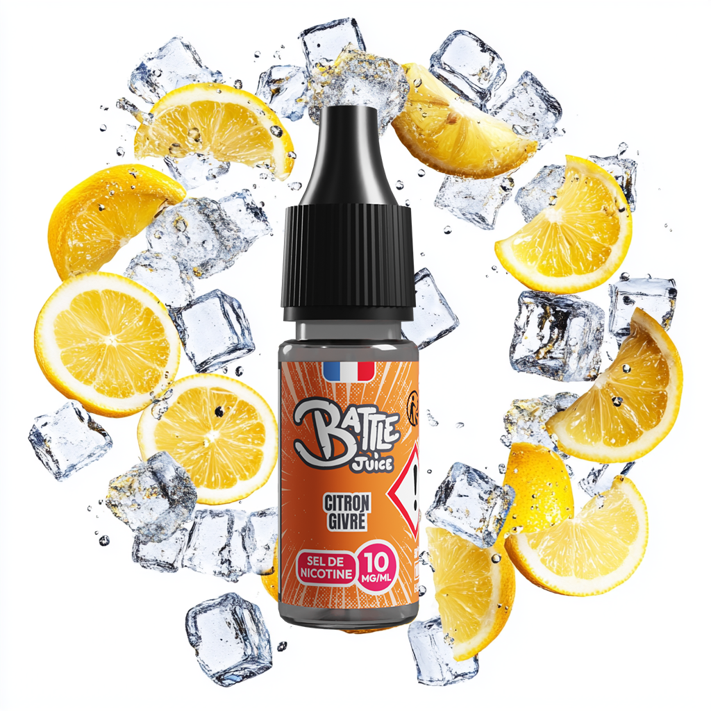Battle Juice 10ml SDN - Citron Givré (Boite de 6)