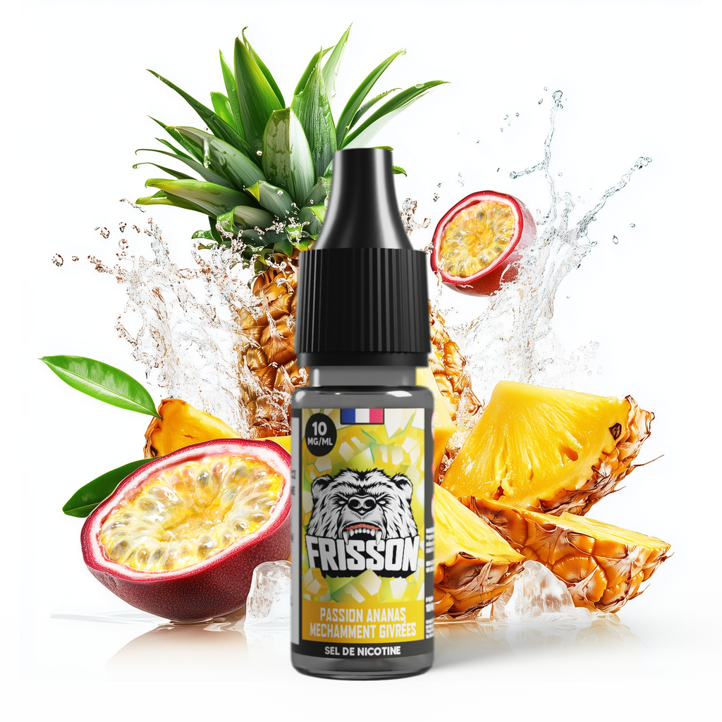 Frisson - Passion Ananas Méchamment Givrée 10ml SDN (10 mg/mL)