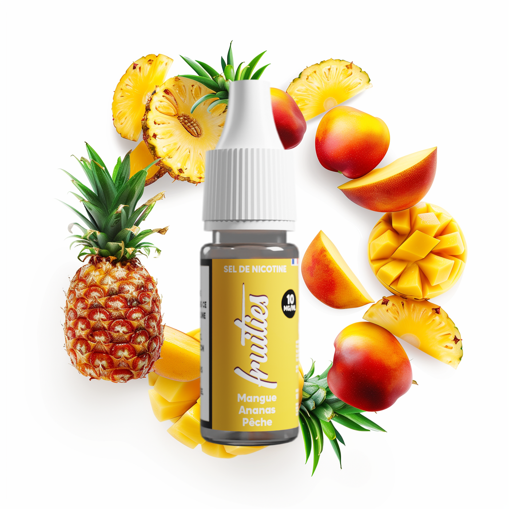Fruities 10ml SDN - Ananas Mangue Pêche (10 mg/mL)