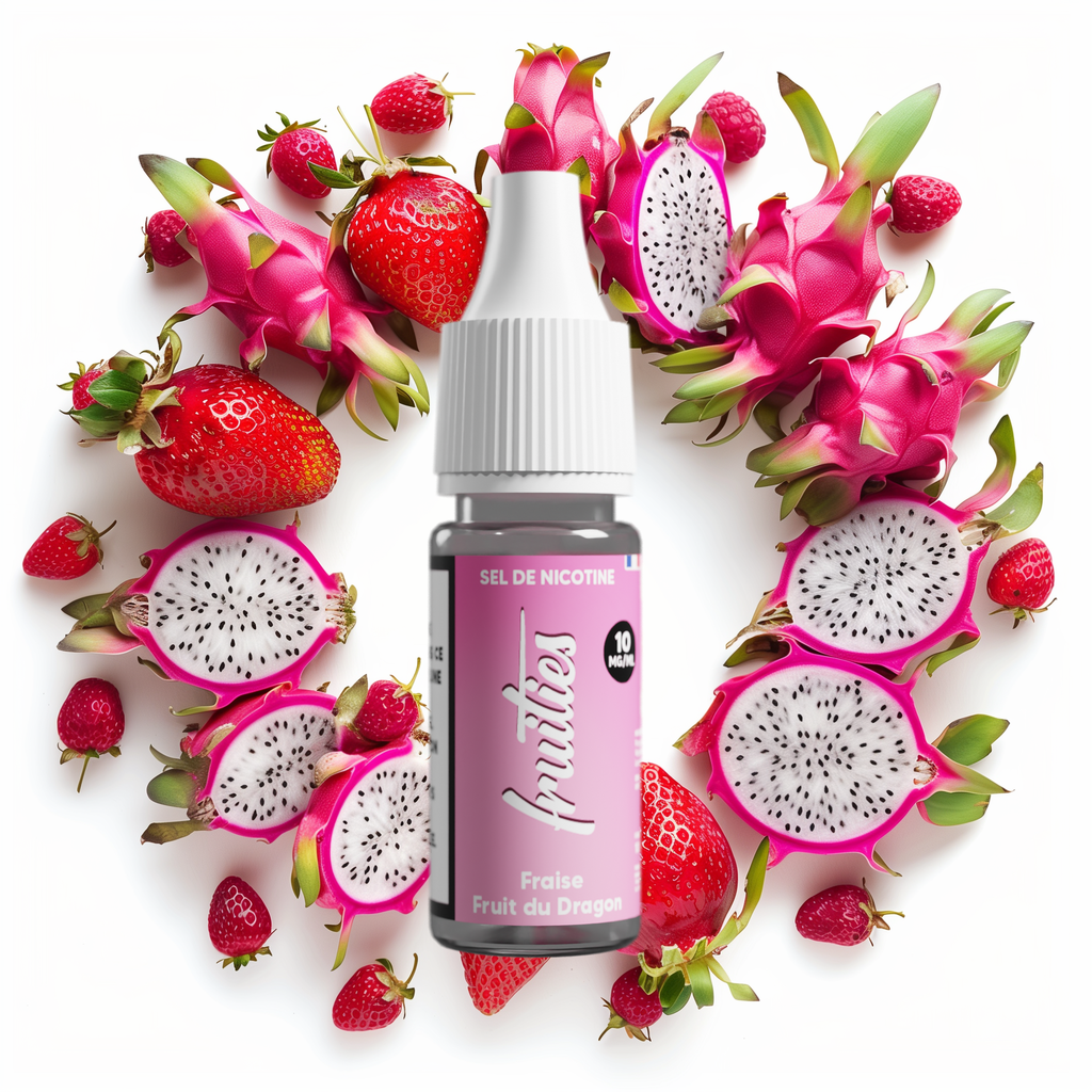 Fruities 10ml SDN (boite de 6) - Fraise Fruit du Dragon (10 mg/mL de nicotine (sels))