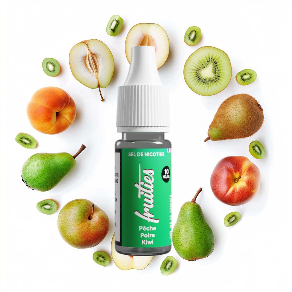 Fruities 10ml SDN - Pêche Poire Kiwi (10 mg/mL)