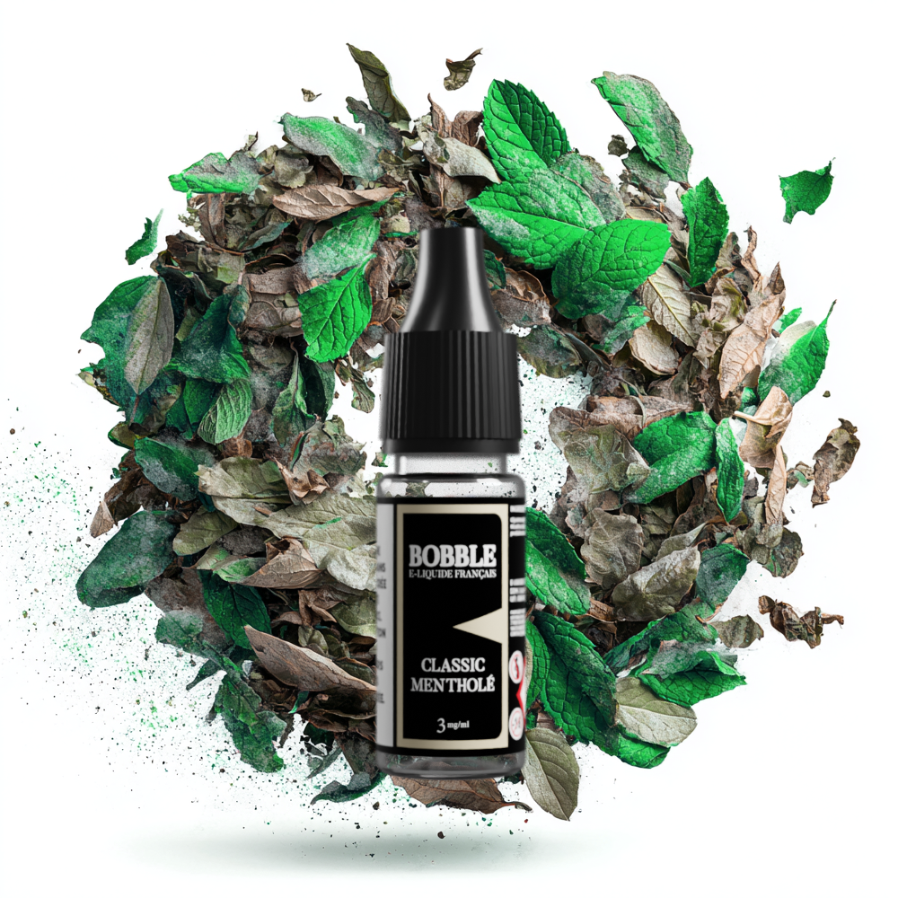 Bobble 10ml - Classic Mentholé (Boîte de 6) (3 mg)