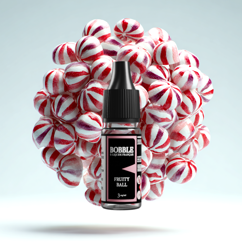Bobble 10ml - Fruity Ball (Boîte de 6)  (3 mg)