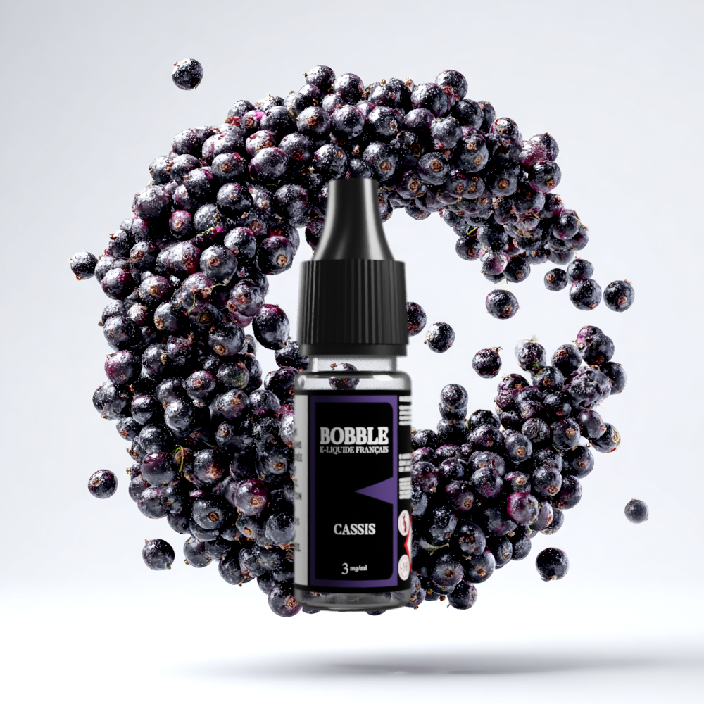 Bobble 10ml - Cassis (Boîte de 6) (3 mg)