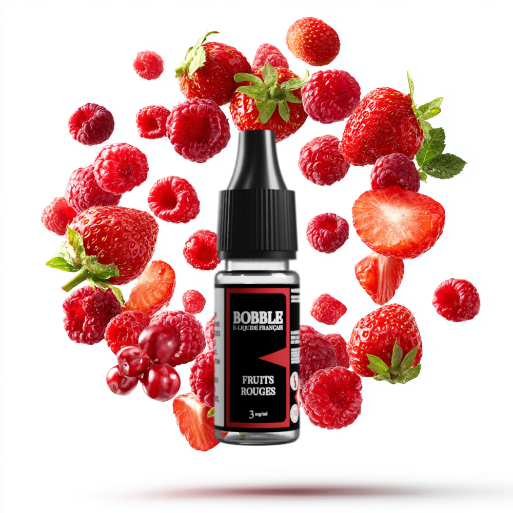 Bobble 10ml - Fruits Rouges (Boîte de 6)    (3 mg)