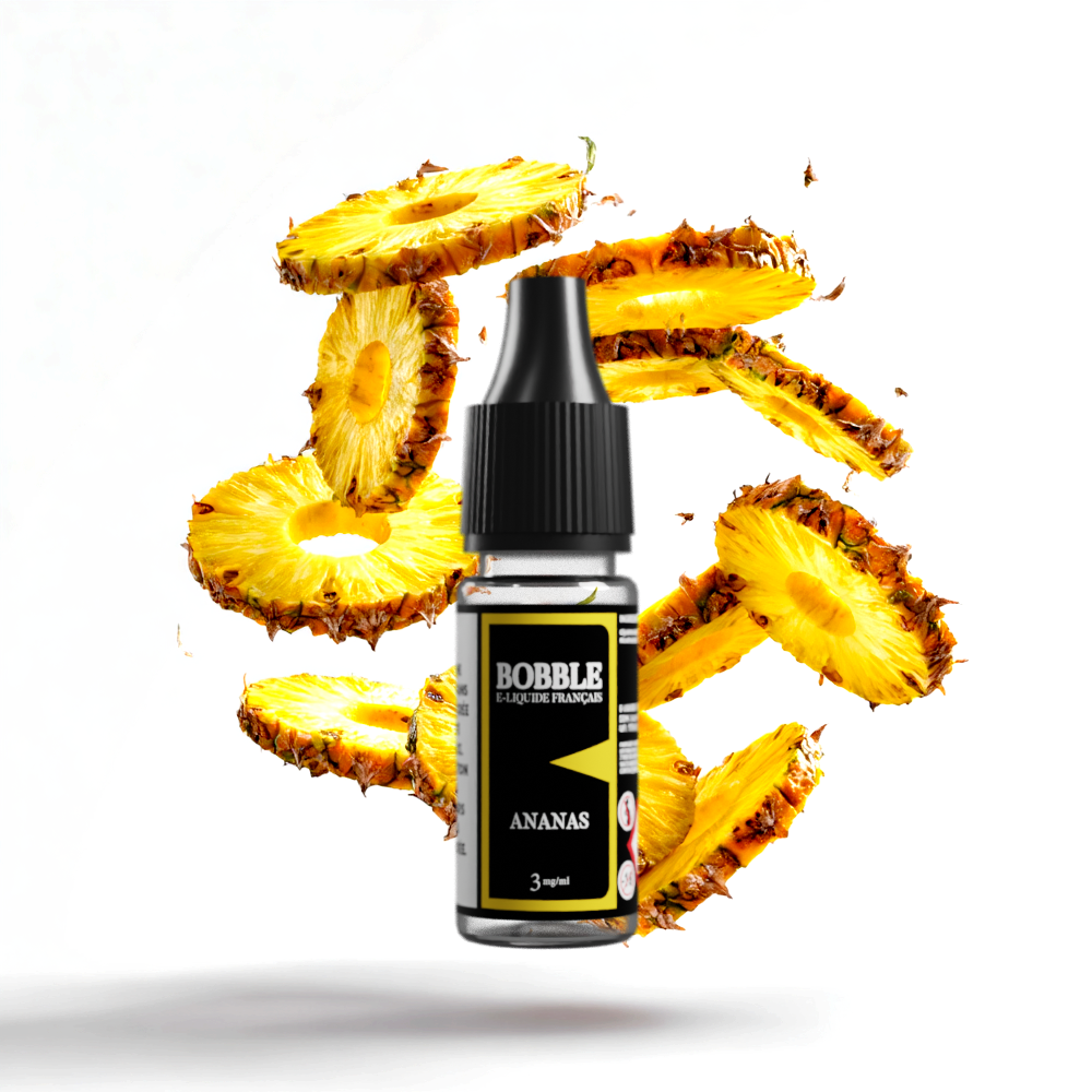 Bobble 10ml - Ananas(Boîte de 6) (3 mg)