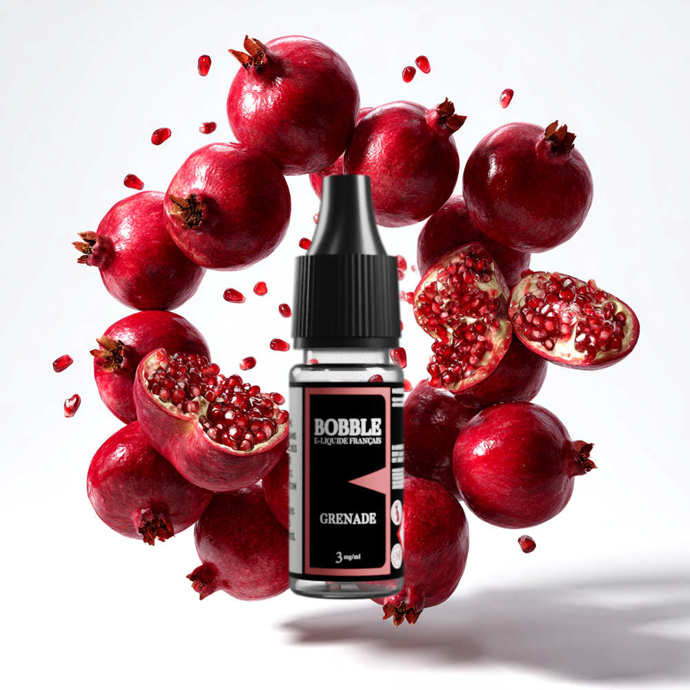 Bobble 10ml - Grenade (Boîte de 6)  (3 mg)